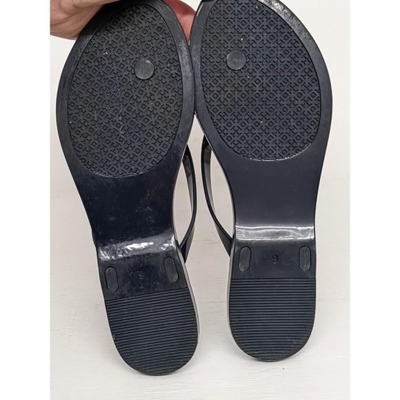 Tory Burch Black Bow Sandals - Picture 7 of 8